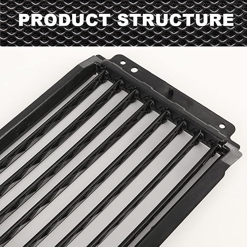 Miniatura 4 de CROSSDESIGN Rejilla superior del obturador del radiador compatible con Chevy Equinox 2018/compatible con GMC Terrain 2018 2019 2020