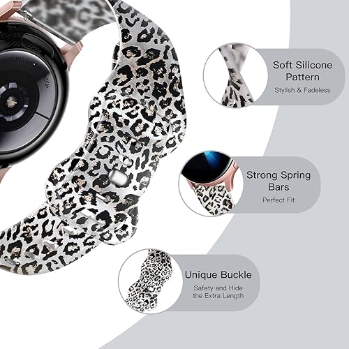 Miniatura 2 de GEAK Compatible con Samsung Galaxy Watch 4, correas de Samsung Watch 5, correas de reloj Samsung Galaxy Active 2 de 1.575 pulgadas, correas de