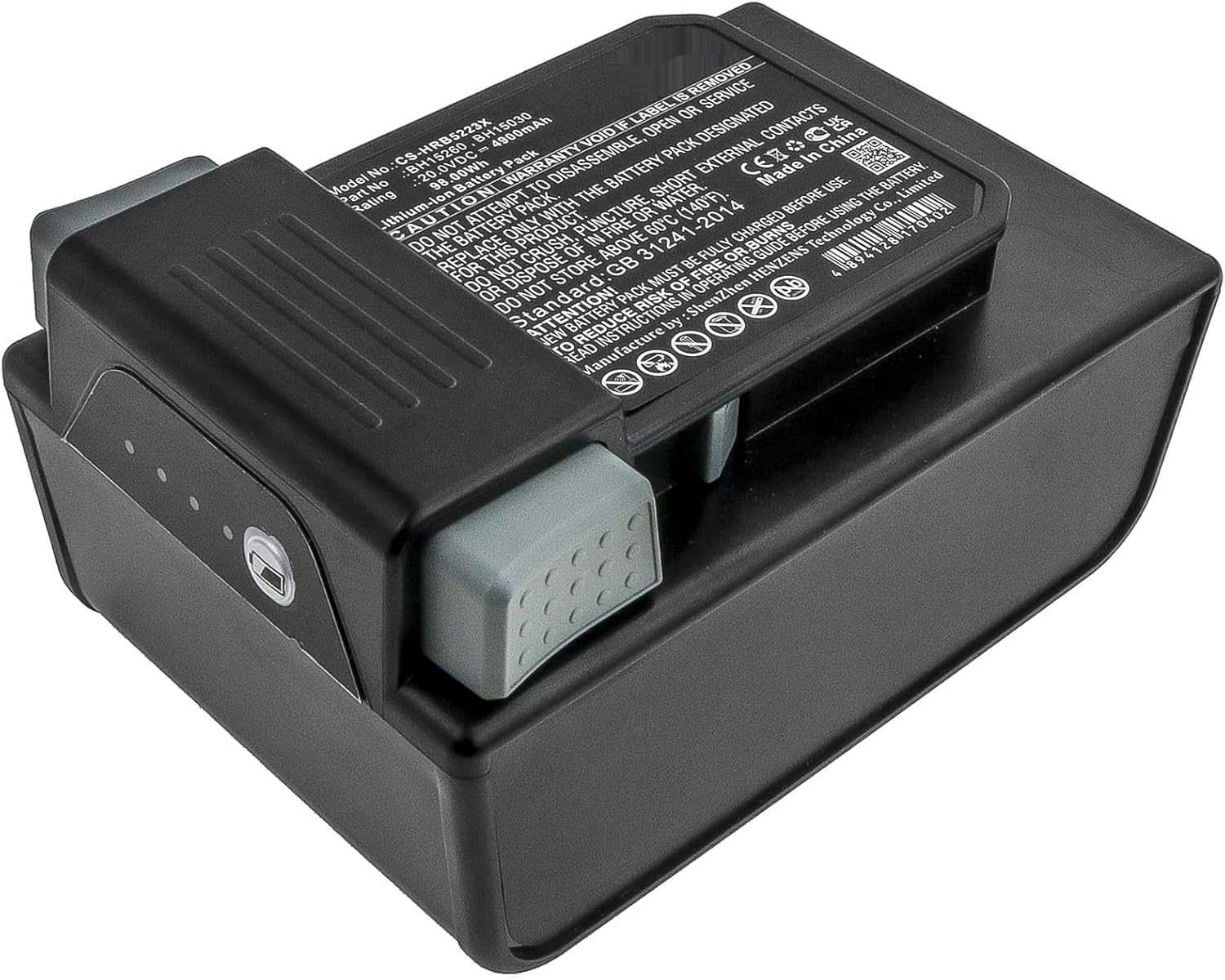 4900mAh Battery Replacement for Hoover Evolve Pet Cordless BH57205 BH12001 BH53420 BH53350 B07QD6PMTQ Cordless Task Light Wet/Dry Cordless BH53310 BH15260PC BH15030C BH15260 BH15030 BH15040 (20.0V)
