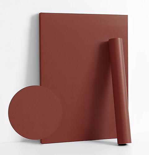 Miniatura 413 de Dimoon 236''x17.7'' White Thicken Peel and Stick Wallpaper Contact Paper Modern Self Adhesive Wall Paper Removable Renter Friendly Textured Solid