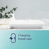 Vista 5 de Philips Sonicare DiamondClean - Cepillo de dientes con batería recargable conectado, paquete de 2 unidades, rosa/blanco