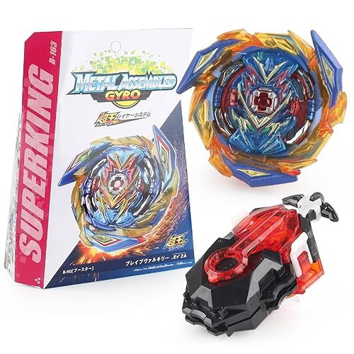 Bey Battling Tops Burst Blade Battle Set, B-184 String Launcher Left Right Spin Gyro B-163 Super King Brave Valkyrie Gaming Top Juguetes para niños disponible en Yaxa Venezuela
