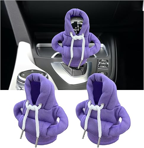 Miniatura 6 de Augeny 2 sudaderas con capucha para palanca de cambios de automóvil, divertido diseño de suéter de camisa, mini sudadera con capucha para palanca de