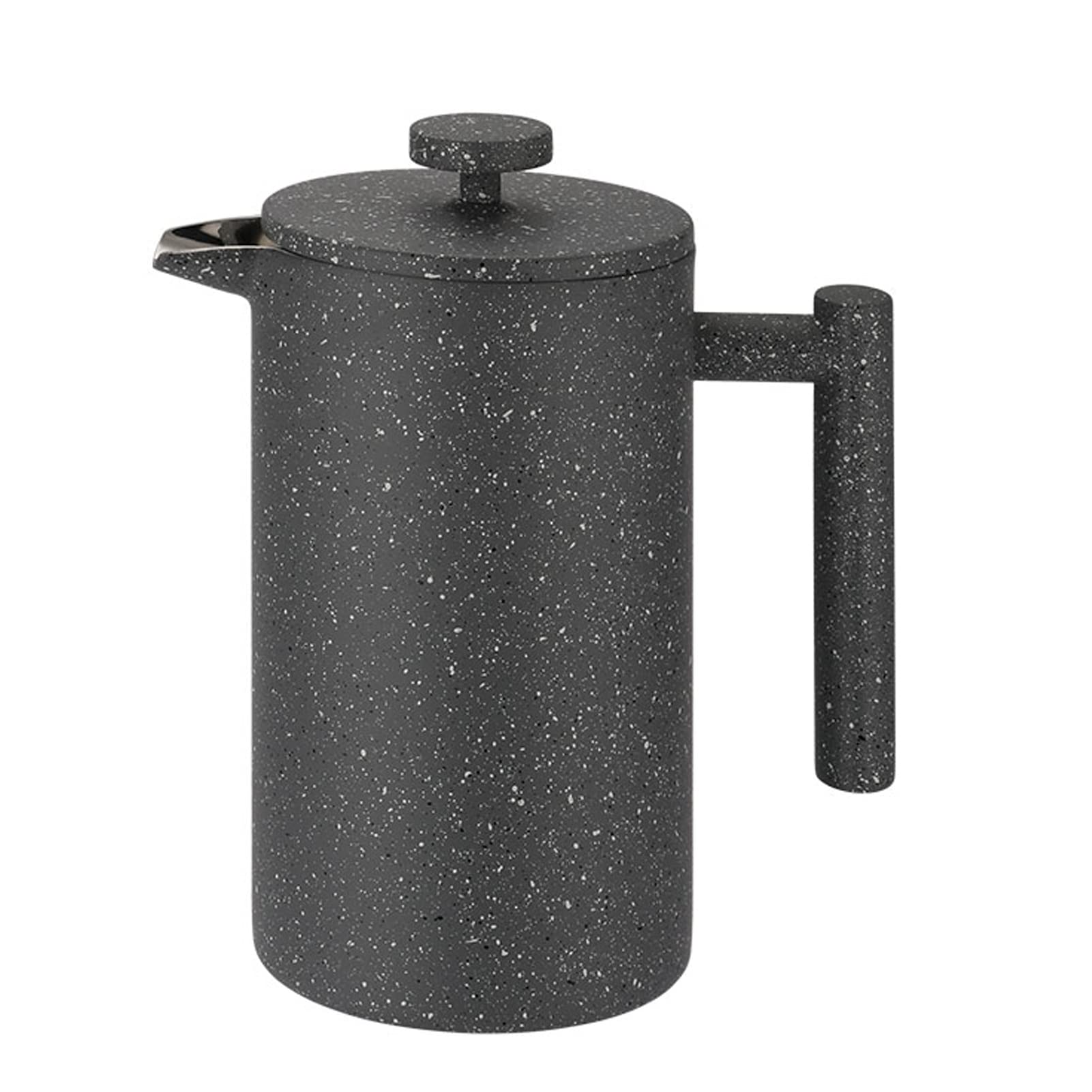 Cafetera Émbolo,Cafetera Francesa De Acero Inoxidable De Grado 304,Aislamiento De Doble Pared Y Pantalla De 3 Filtros,Cafetera De Piston Una Fácil Limpieza,Adecuada Para Camping,Prensa De Café Y Té