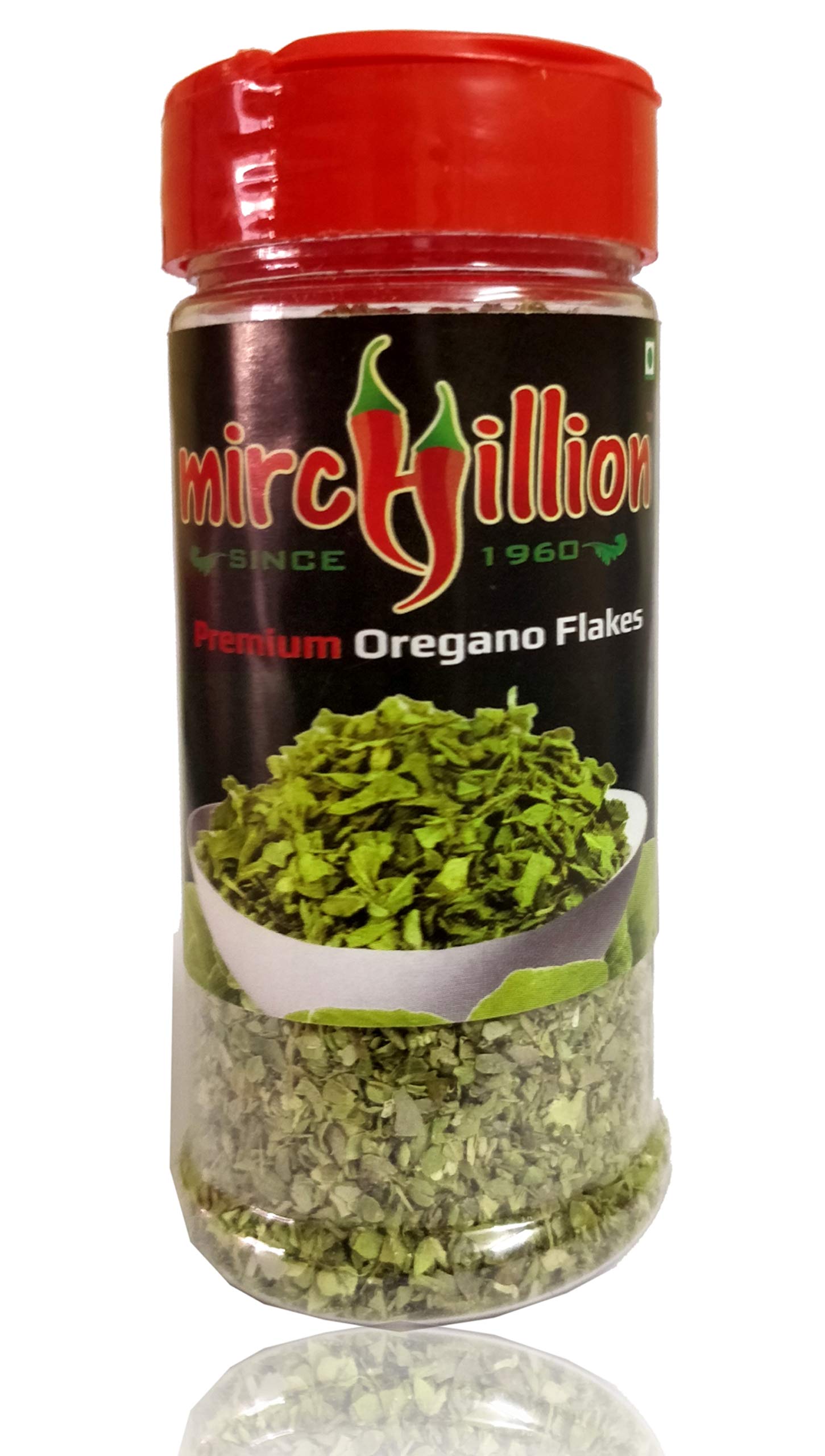 Mirchillion Premium Oregano Flakes for Pizza,Pasta,40 Grams