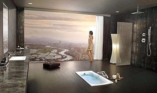 Miniatura 4 de DELTA FAUCET T4768-BL Ara - Soporte de cubierta con desviador, negro mate