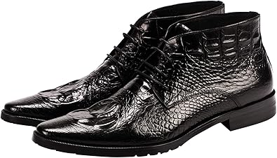 Mens burgundy dress boots Clearance