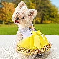 Vista 2 de Vestido de perro para perros pequeños, ropa de disfraz de cachorro, ropa para mascotas, ropa de verano y primavera, vestidos de Chihuahua Yorkie