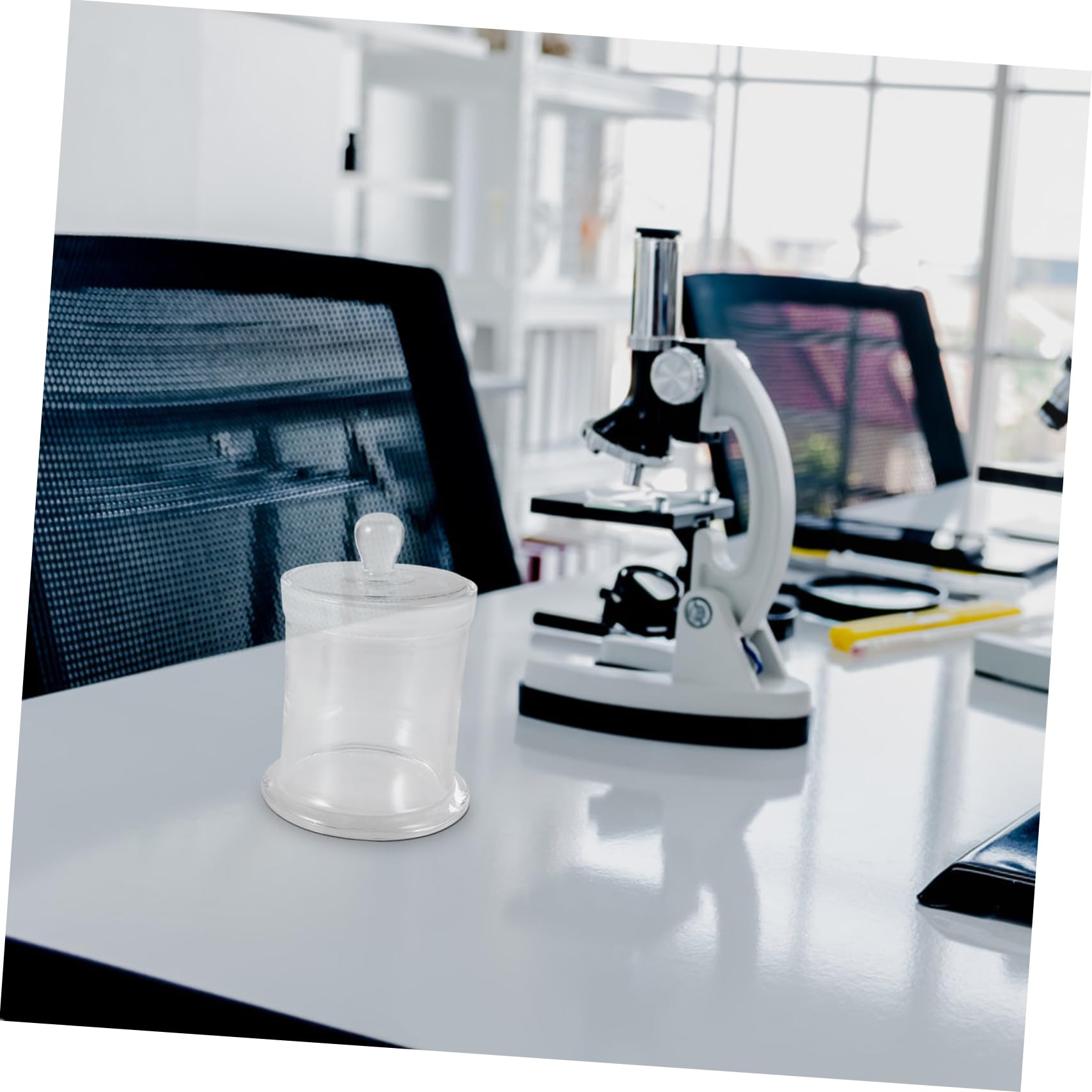 Garneck Barattolo Vetro Per Colorazione Contenitore Trasparente Per Campioni Per Microscopio Bottiglia in Vetro Per Laboratorio Conservazione Per Uso Scientifico