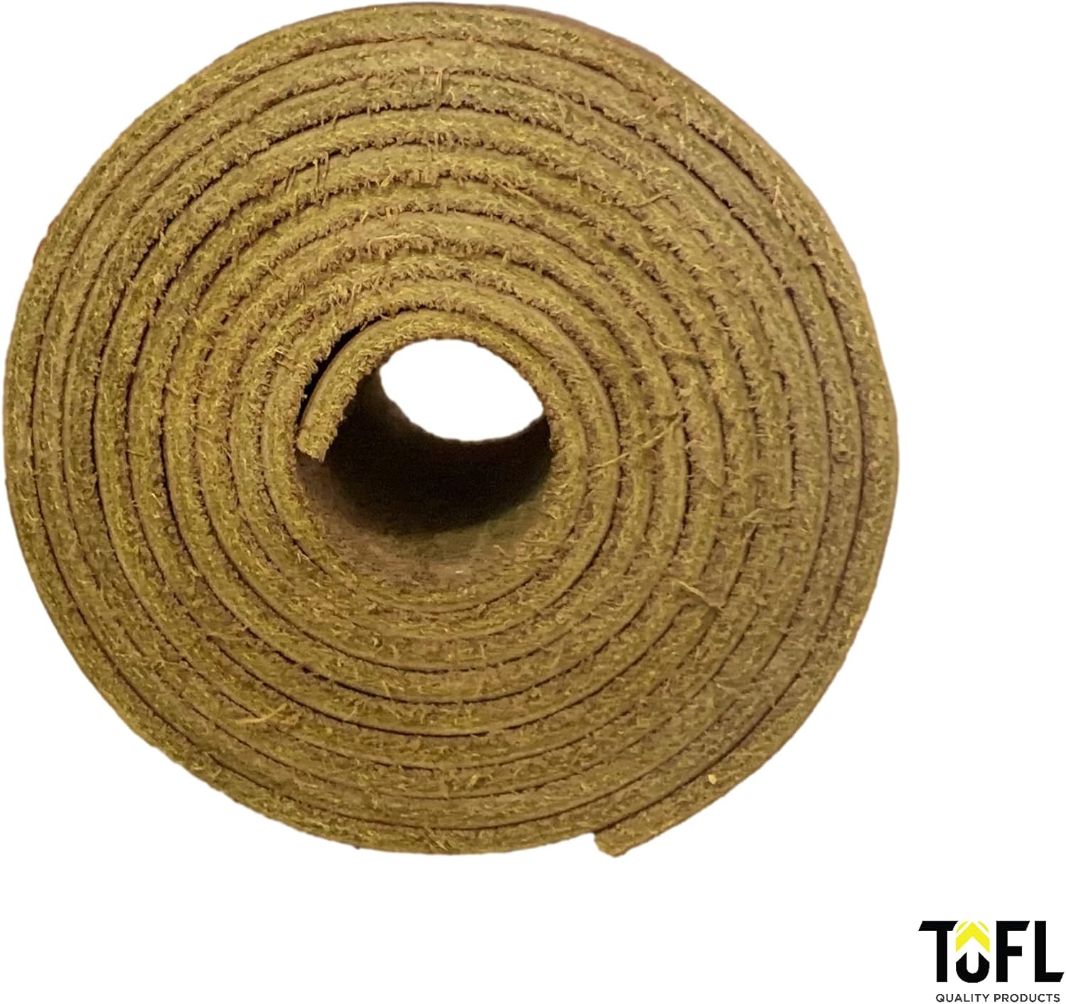 TOFL Genuine Top-Grain Leather Strap | 48 Inches Long | 2 Inches Wide | 1/16 Inch Thick (4-5 oz) | 1 Leather Strip for DIY Arts & Craft Projects, Clothing, Jewelry, Wrapping | Brown