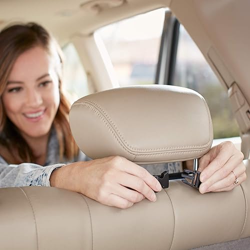 Miniatura 5 de Magnelex Protector de asiento de automóvil, funda más grande, acolchado extra grueso y poliéster 600D impermeable, 2 bolsillos grandes, uso