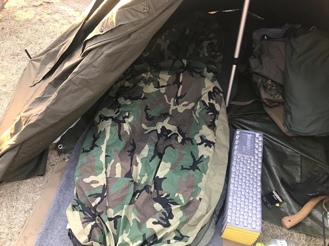Amazon.co.jp: 実物米軍 モジュラーシステム-34.4℃ シェラフ 寝袋