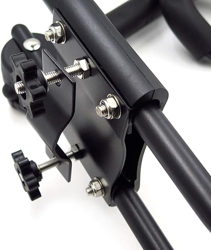 Miniatura 5 de HTTMT Kayak plegable -A- 1 par de kayak plegable (estilo A) portador barco canoa soporte plegable snowboard J-Bar techo par