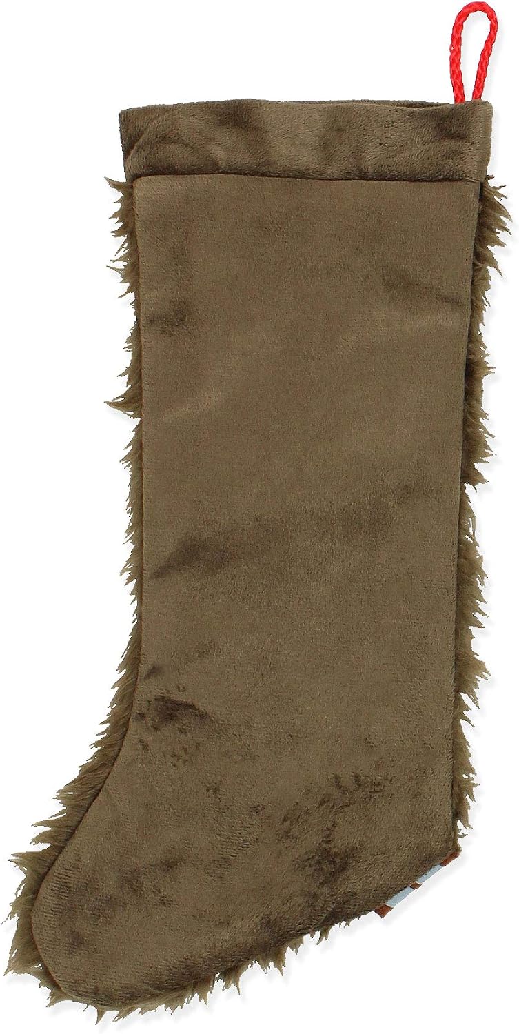 Kurt Adler Star Wars Chewbacca Stocking, 15-inch Height, Multicolor, Polyester, 1 Count, Hanging