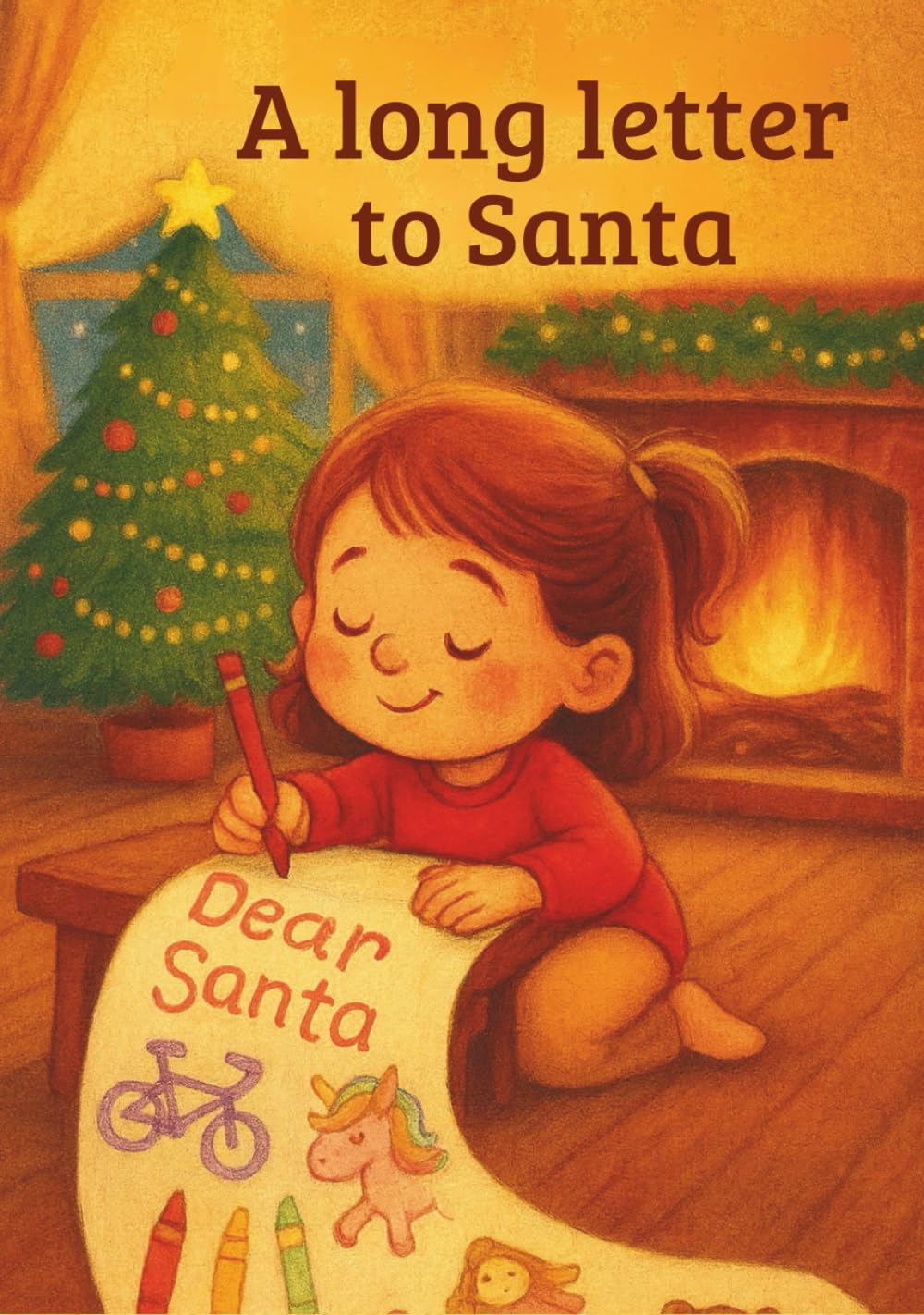 A long letter to Santa: It is a gentle psychological story for children that touches on the theme of long letters to Santa Claus and the deeper meaning behind Christmas wishes.