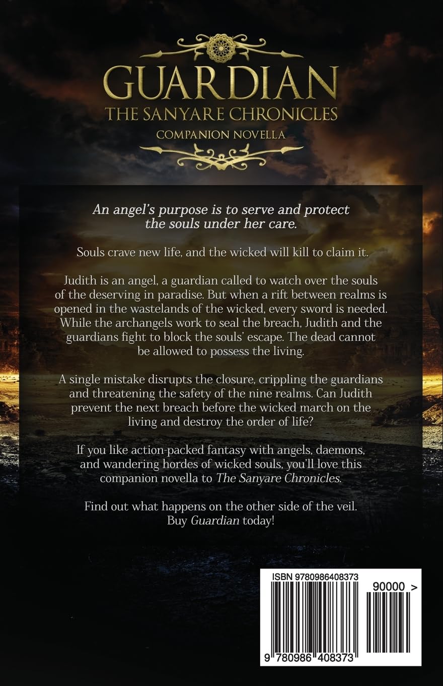 Guardian: The Sanyare Chronicles Companion Novella: An Angel and Demon Portal Fantasy Adventure
