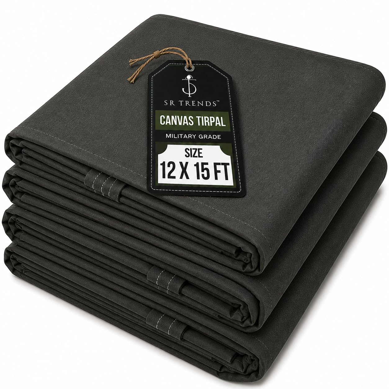 700 GSM Waterproof Tarpaulin | Durable, UV-Resistant Tarp for Outdoor, Construction & Camping (Grey, 2.5 x 2.5 FT) — Amazon image 24