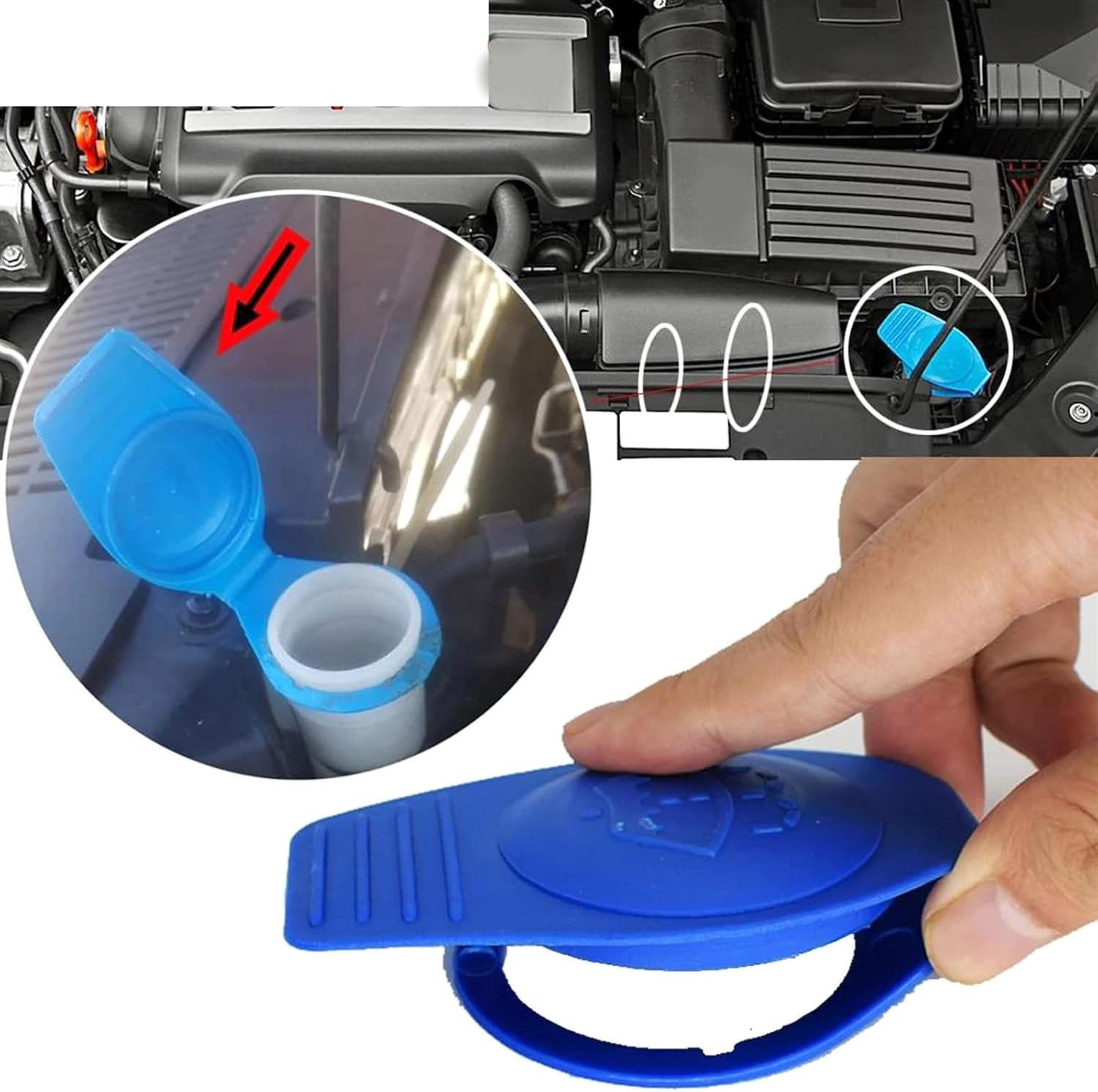 Efficient Radiator Lid Leakproof Water Reservoir Covers for Emergencies Ensures Continuous Vehicle Operations 1K0955455 Automotive Radiator Lid