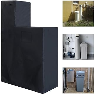 Water Softener Cover Outdoor Water Softener Brine Tank Cover with Waterproof Zipper for Outside
