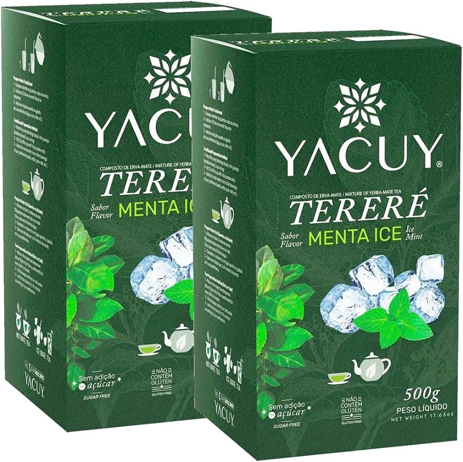 Yacuy Terere Mint Ice Yerba Mate 2 x 500 g (1.1 lbs)