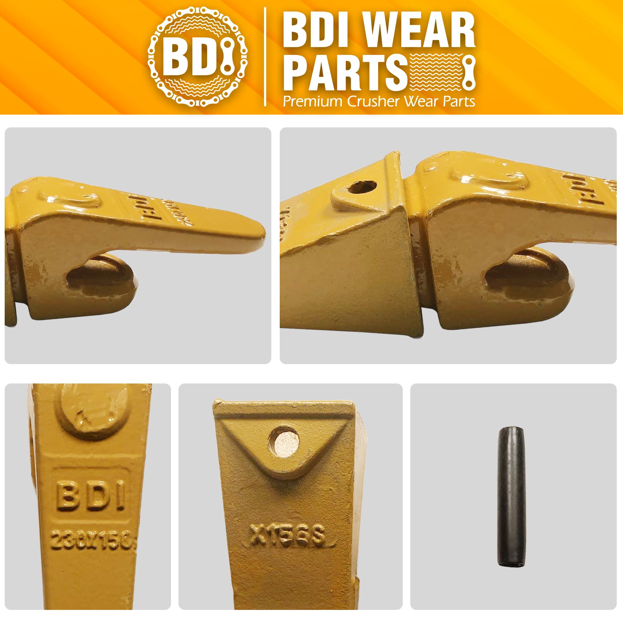Amazon.com: BDI Wear Part Assembly 230X156 Backhoe Shank + X156S