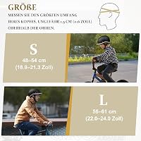 LeapBeast kerékpáros sisak, L-es méret, férfiaknak és nőknek, 7 szellőzőcsatornával, város és e-bike használatra 5