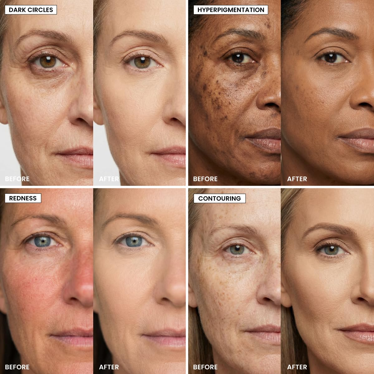 Prime Prometics Perfecting Concealer Pencil for Mature Women – Covers Dark Circles, Age Spots & Redness – Medium-to-High Coverage – 12-Hour Waterproof Wear – Self-Setting & Crease-Free (Almond Cream) - 4