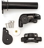 Vista 3 de NIBBI Empuñadura de acelerador giratorio, empuñaduras para bicicleta de tierra con cable de acelerador y empuñadura de manillar para bicicleta pit