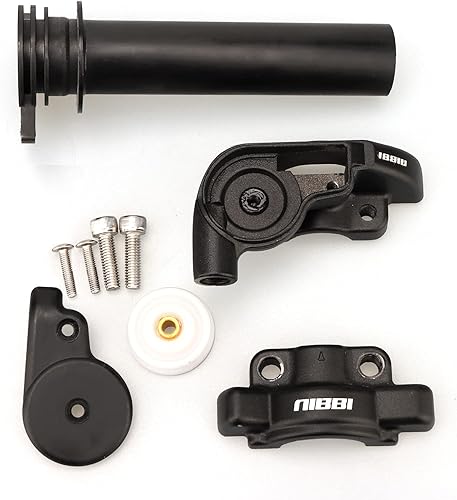 Miniatura 3 de NIBBI Twists - Empuñadura del acelerador, empuñaduras de motocross con cable de acelerador y agarre de manillar para SSR125 Pit Bike, conjunto de