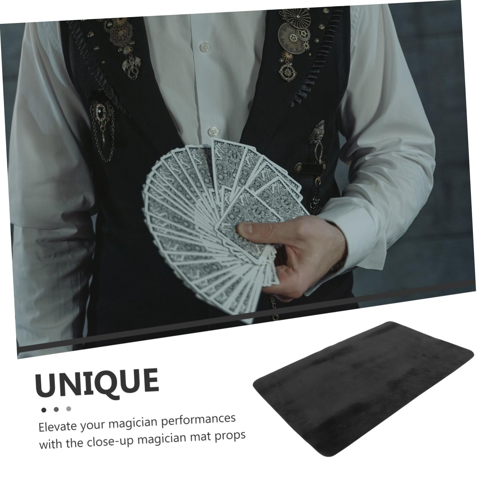 Tapis Magique De Poker Professionnel – Antidérapant – 60 X 40 Cm – Pour Tours De Close-up – Durable Et Réutilisable