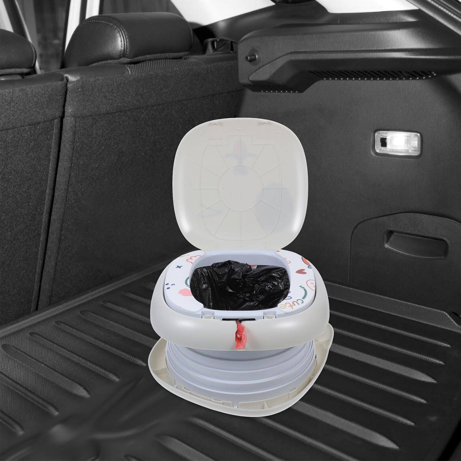 Portable Folding Travel Potty Training Toilet for Boys Storage Bag Lightweight Sturdy Foldable Potty for Car Camping Outdoor Indoor Use