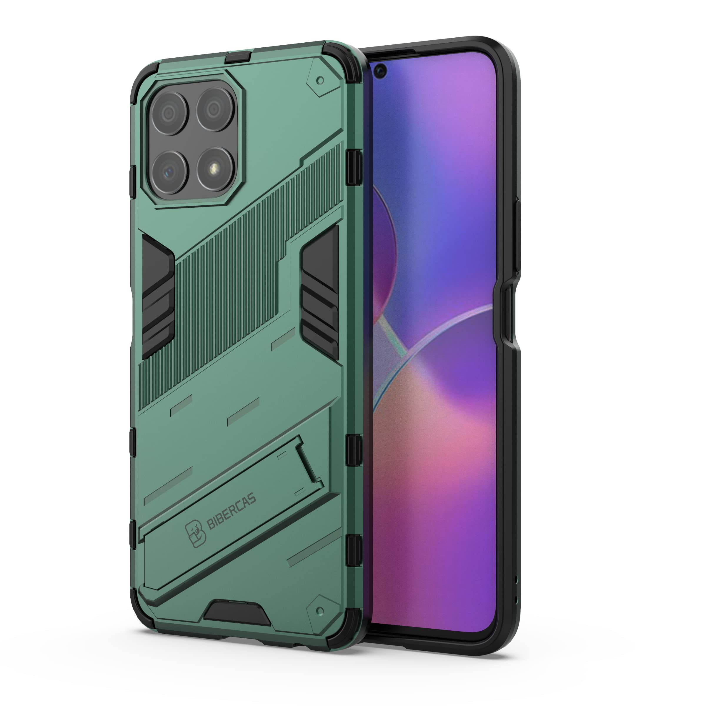 FTRONGRT Honor X8 Cover, Hybrid Dual Layer TPU+PC Custodia, Durevole