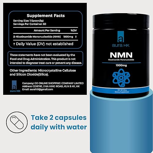 Miniatura 2 de Suplemento NMNH - 95% clínicamente estudiado altamente purificado y probado por terceros para NAD+ y apoyo saludable al envejecimiento