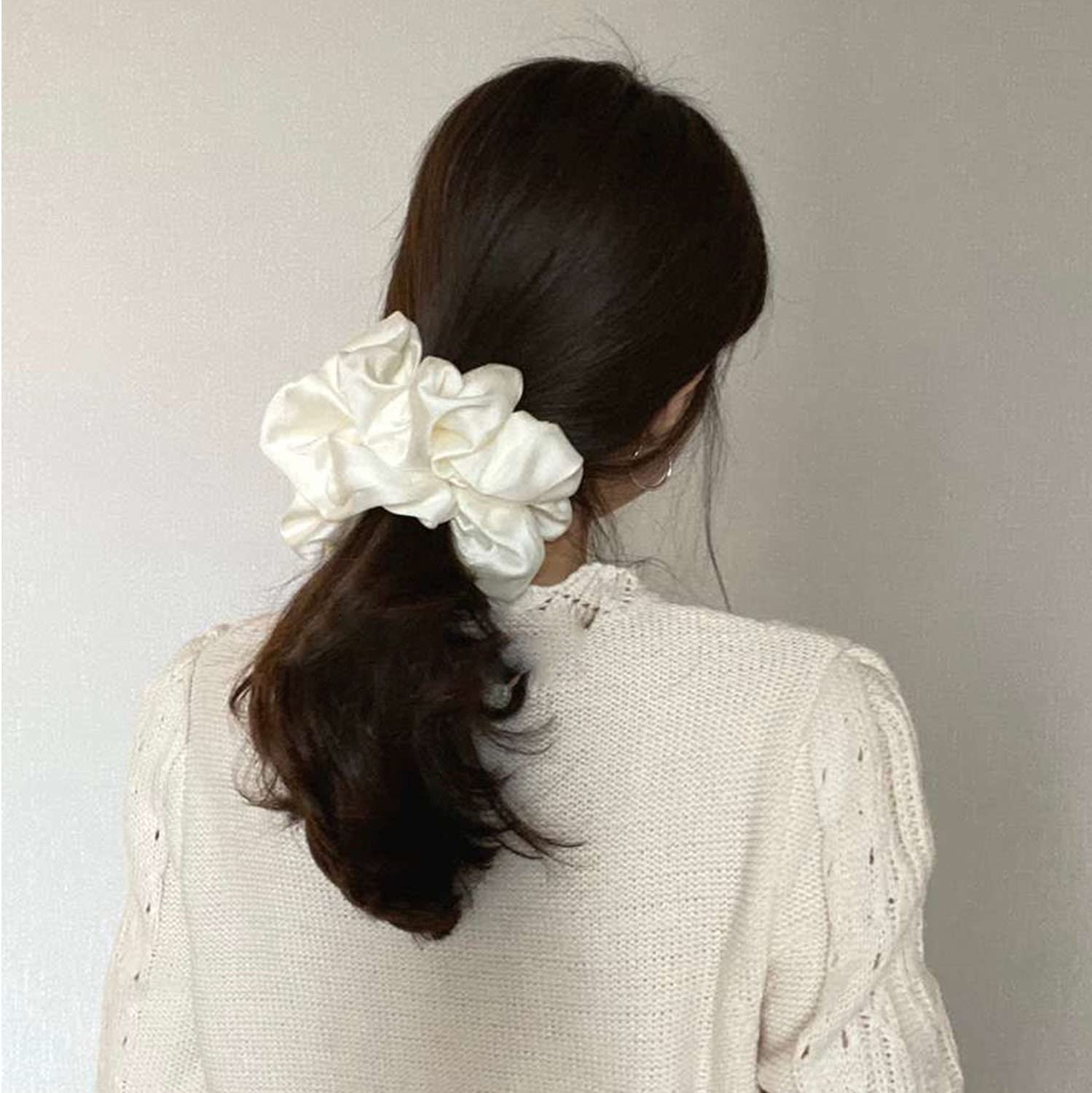 Amazon.com : Big Satin Scrunchies for Women, XL Oversized Hair