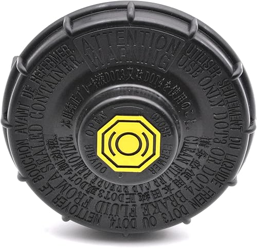 Miniatura 5 de Tapa de líquido de frenos para Honda, tapa de depósito de líquido de tanque de cilindro maestro de freno se adapta a Honda Accord Fit EV Hybrid