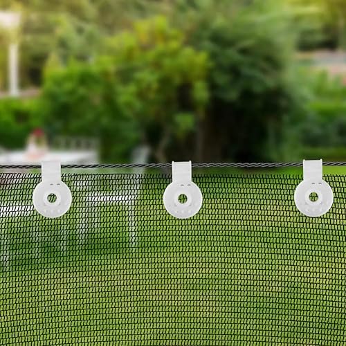 Miniatura 7 de 50 clips de tela para sombra, abrazadera de fijación de tela para invernadero, clips de plástico para sombra, agarre de bloqueo resistente,