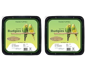 Foodie Puppies Bird Food for Budgies - Mix Seeds, 2kg | Natural & Healthy Premium Daily Bird Food