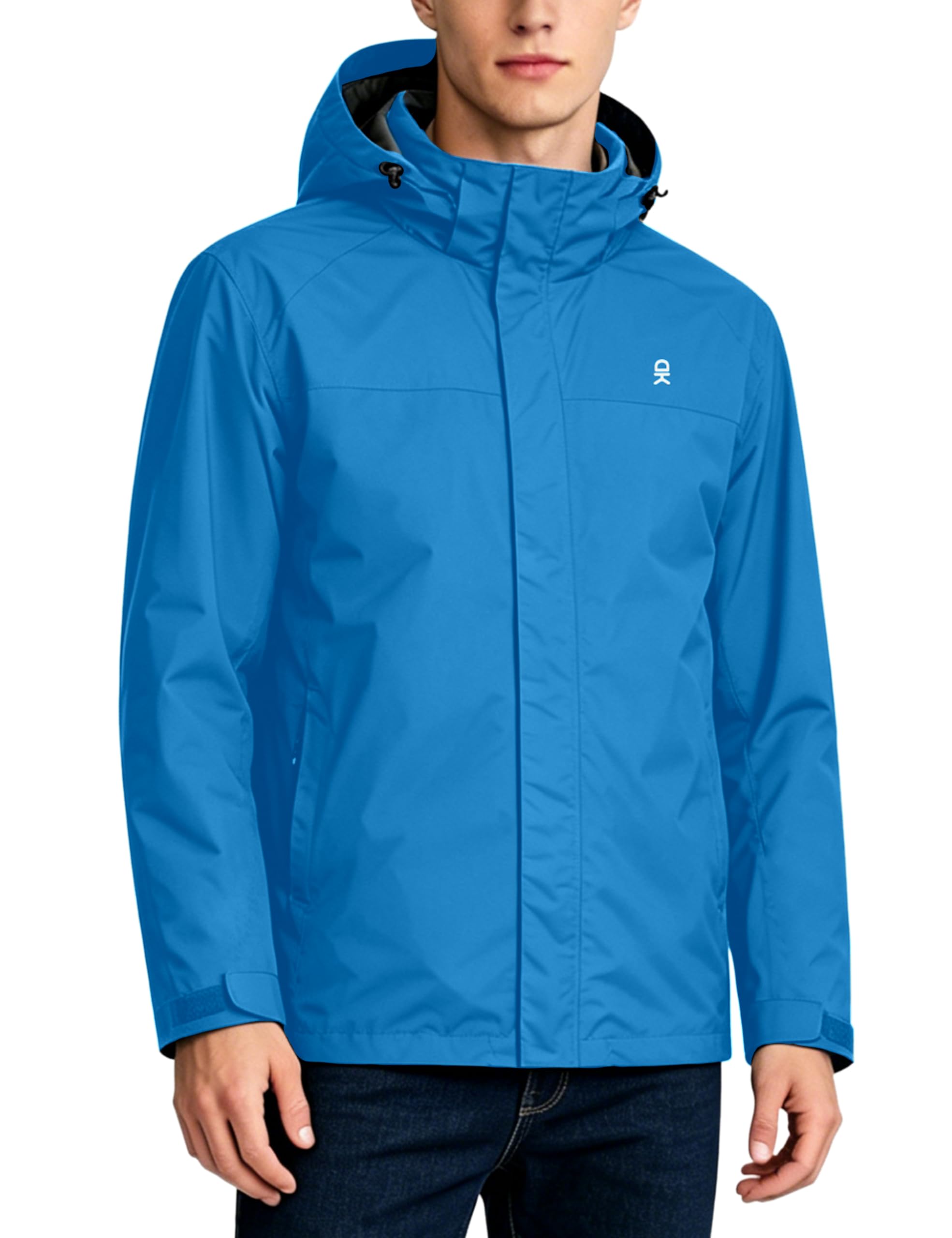 Little Donkey Andy Men's Waterproof Rain Jacket Outdoor Raincoat for Hiking