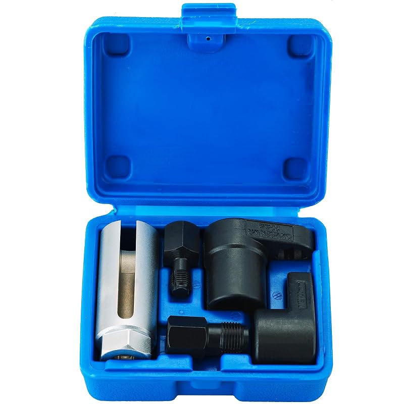 Kit de Soquetes para Sensor de Oxigênio Automotivo weyleity com 5 Peças Azul