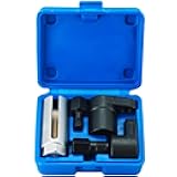 Automotive Oxygen Sensor Socket Set | 5 Pcs Offset Wrench Remover and Thread Chaser Kit for O2 Sensors