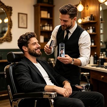 Beard Dye for Men 200ml Black Instant Facial Hair Coloring