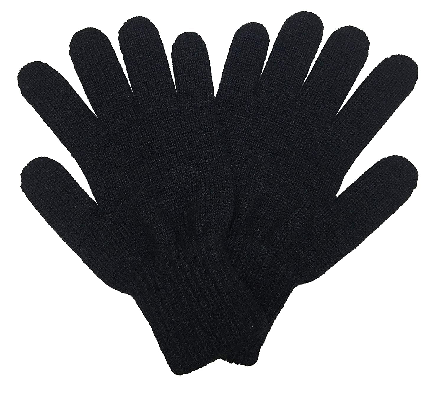 Winter Woolen gloves for Men and Women (Black)-(Pack of 01)-image-24
