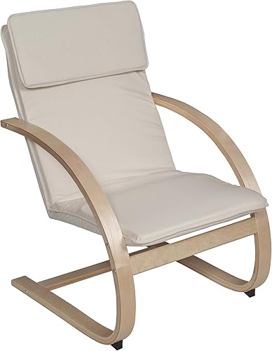 Miniatura 32 de Silla reclinable de madera curvada Niche Mia, de nogal moka/beige, Madera Metal Haya/Ébano,Nuez moca/Beige,Nogal Mocha/Negro,beige,