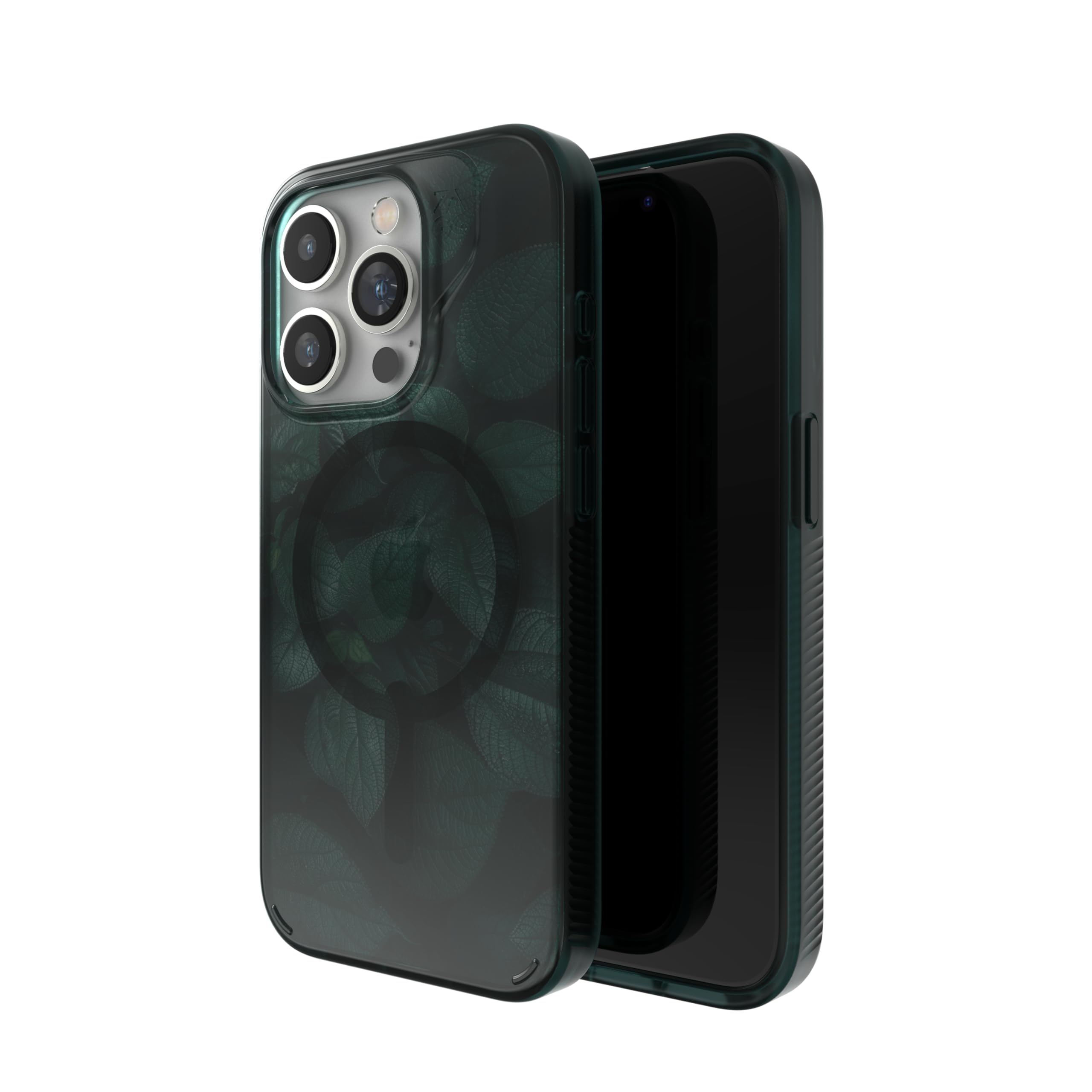 ZAGG Manhattan Snap - Funda Para IPhone 15 Pro Max, Funda De Silicona De Alta Calidad, Material De Grafeno Duradero, Superficie Lisa Con Un Cómodo Agarre Ondulado, Funda Para Teléfono MagSafe