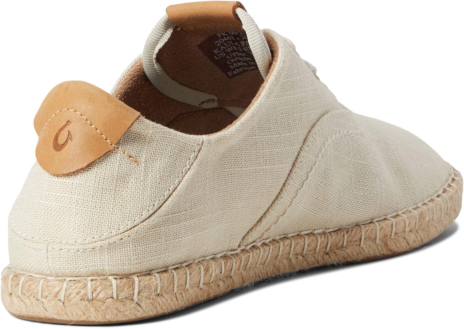 OLUKAI Women's Kaula Pa'a Li Espadrille Sneaker (Tapa, US Footwear Size System, Adult, Women, Numeric, Medium, 9)