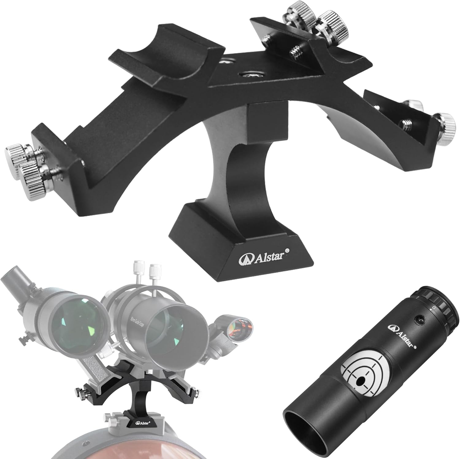 Alstar Tri-Finder Bracket - Bundle with - Alignment 1.25" Laser Collimator