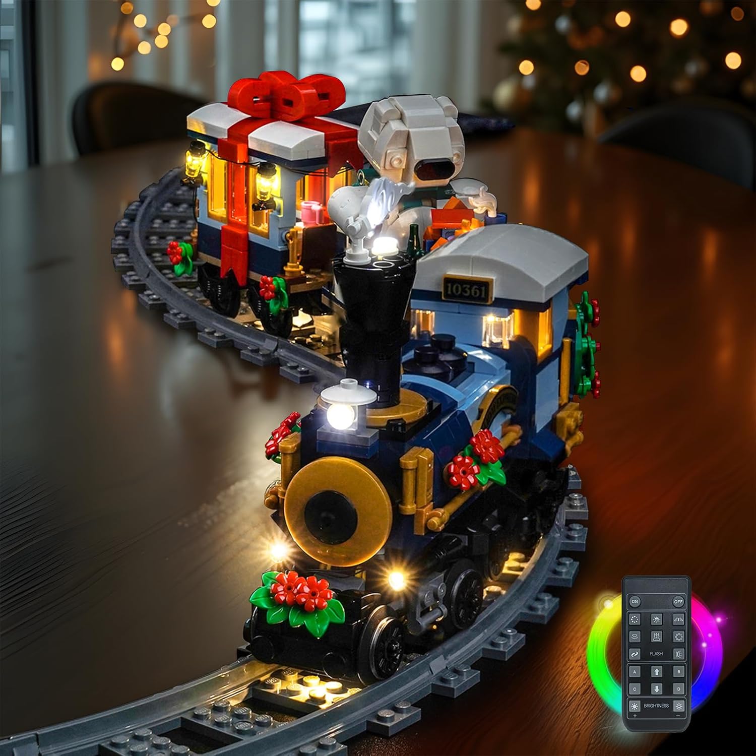 LED Lighting Compatible with LEGO 10361 Holiday Express Train - JUST Lights,Light Kit Compatible with LEGO 10361 Christmas Decor,NOT Included The Model Set