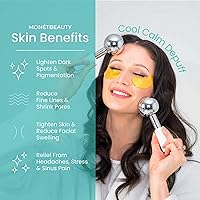 Vista 2 de Globos de Hielo de Acero Inoxidable para Tratamientos Faciales (Plateado), Globos Criogénicos Duraderos que Reducen Instantáneamente la Hinchazón