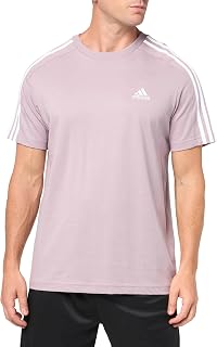 adidas Men's Essentials Single Jersey 3-stripes T-shirt Legacy