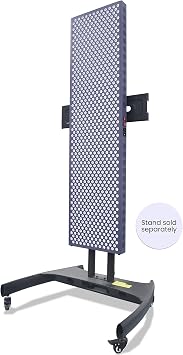hooga Red Light Therapy Stand, Mobile Stand for HGPRO Series Red and Near Infrared Light Therapy Panels, Perfect For Home Use or Commercial Use, Adjustable Height, Wheel Locks, 100 lb Load Capacity